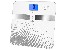 Waga łazienkowa LAFE WLS003.1 z analizą Srebrna kropki